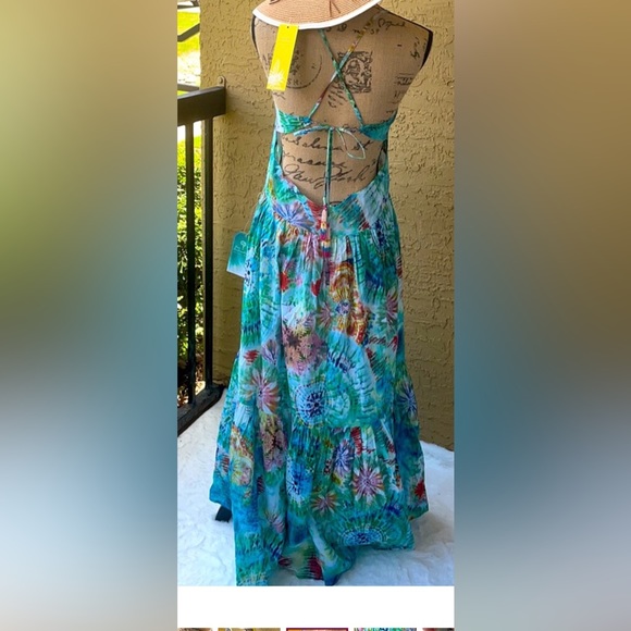 True Destination Maxi beach dress size Large can fit 10-12 womens - Picture 10 of 10